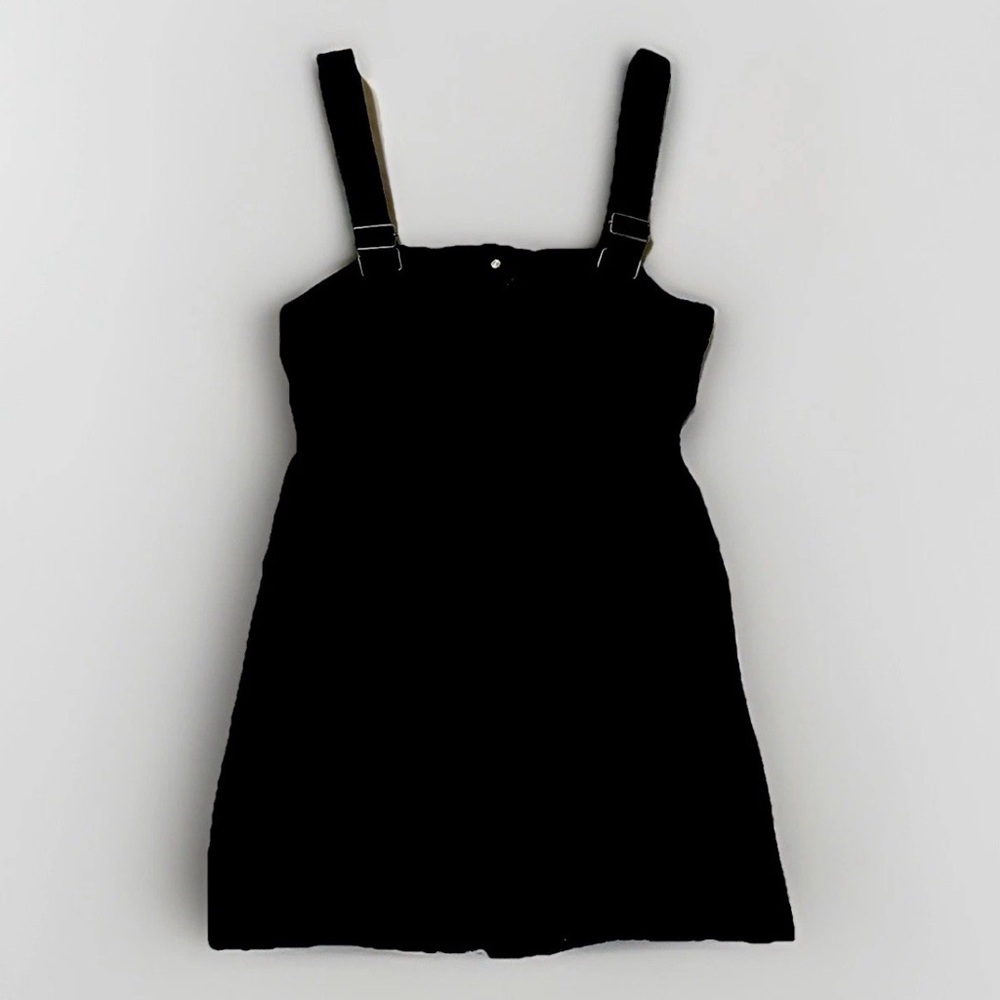 H&M Black Button-Front Mini Dress - Picture 2 of 4